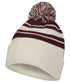 Pacific Headwear Knit Fold Over Pom-Pom Beanie